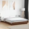 vidaXL Bed Frame without Mattress Brown Oak 120x190 cm Small Double