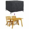 vidaXL Furniture Cover Plain Black 100 x 100 x 70 cm 420D