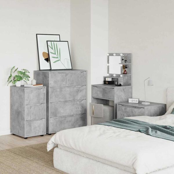 vidaXL Storage Cabinet Concrete Grey 40 x 48 x 81 cm Engineered Wood