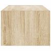 vidaXL TV Cabinet with LED Lights Sonoma Oak 100X35.5x25 cm