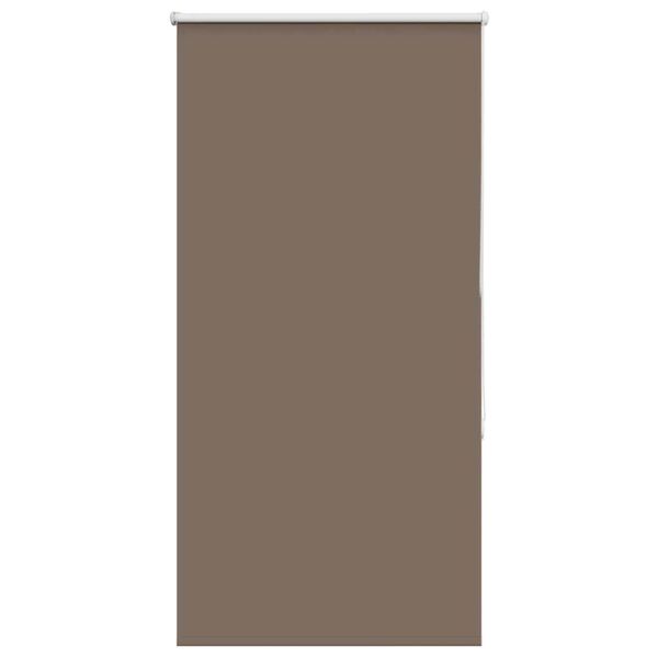 vidaXL Roller Blind Blackout Coffee 65x175 cm Fabric Width 60.7 cm Polyester