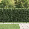 vidaXL Spike Fence Black 200 x 200 cm Powder-Coated Steel