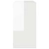 vidaXL Wall Cube Shelves 4 pcs High Gloss White 30x15x30 cm