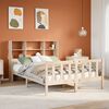 vidaXL Bookcase Bed without Mattress 160x200 cm Solid Wood Pine