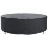 vidaXL Outdoor Furniture Cover Black 320 x 320 x 85 cm 210D fabric