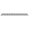 vidaXL Stair Tread Rectangular 2 pcs Silver 100 x 30 cm Aluminium