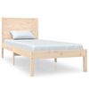 vidaXL Bed Frame without Mattress 100x200 cm Solid Wood Pine