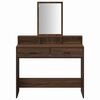 vidaXL Dressing Table Brown Oak 100 x 41 x 140 cm Engineered Wood
