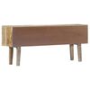 vidaXL Sideboard 140x30x60 cm Solid Mango Wood
