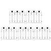 vidaXL Garden Fence 5 pcs Steel Black