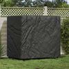 vidaXL Outdoor Swing Cover Black