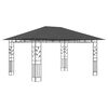 vidaXL Gazebo with Mosquito Net 4x3x2.73 m Anthracite 180 g/m²