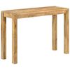 vidaXL Console Table 110x35x76 cm Rough Mango Wood