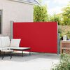 vidaXL Patio Retractable Side Awning 170x300 cm Red