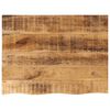 vidaXL Table Top 90x60x3,8 cm Live Edge Solid Wood Rough Mango