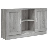 vidaXL Sideboard Grey Sonoma 120x30.5x70 cm Engineered Wood