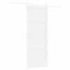 vidaXL Sliding Door ORKDAL White 83 x 211 cm Solid Pine Wood