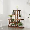 vidaXL Flower Stand 95x25x96 cm Solid Wood Fir