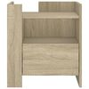 vidaXL Bedside Cabinet Sonoma Oak 45x50x50 cm Engineered Wood