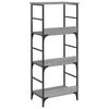 vidaXL Bookshelf Grey Sonoma 50x33x117.5 cm Engineered Wood