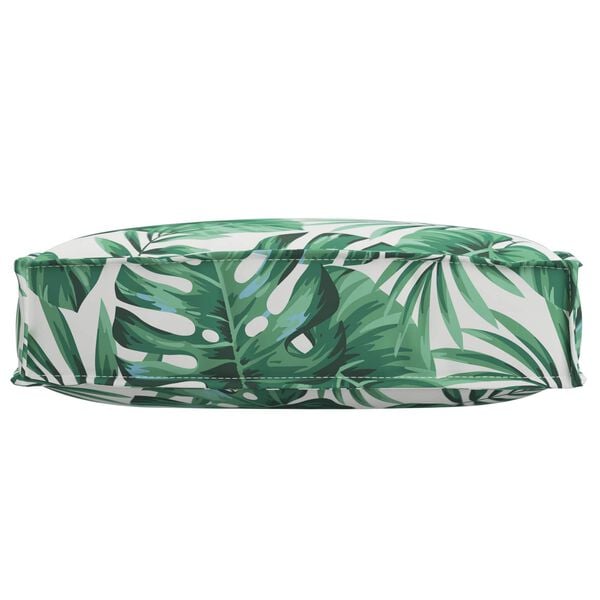 vidaXL Pallet Cushion for suitable for Seat Floral Leaf pattern