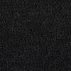vidaXL Door Mat Black Half Round 50x80 cm Tufted Coir
