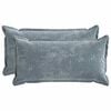 vidaXL Cushion Cover 2 pcs HOUTEN Light Blue 40 x 80 cm