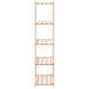 vidaXL 5-Tier Storage Racks 2 pcs 80x38x170 cm Solid Pinewood 250 kg
