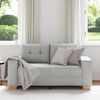 vidaXL Sofa Cloud Grey 160 x 77 x 82 cm Fabric