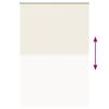 vidaXL Roller Blind Blackout Off White 155x230 cm Fabric Width 151.6 cm Polyester