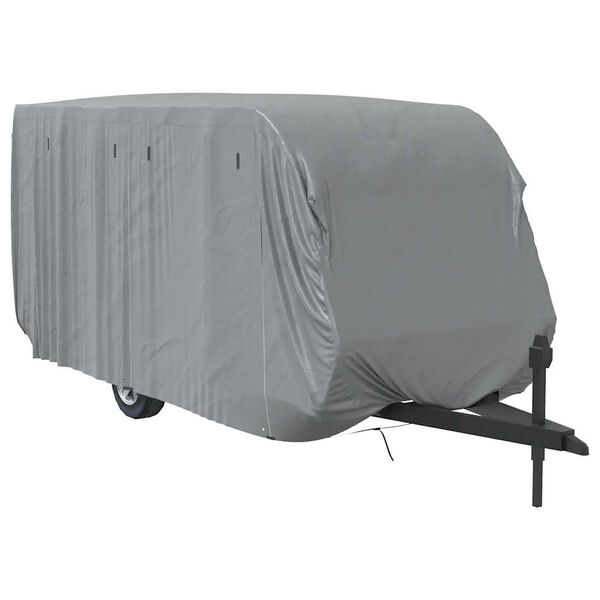 vidaXL Caravan Cover Grey 550x250x220 cm Non-woven Fabric