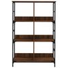 vidaXL Bookshelf Brown Oak 78.5x33x117.5 cm Engineered Wood