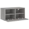 vidaXL TV Wall Cabinet Grey Sonoma 60x30x30 cm Engineered Wood