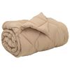 vidaXL Winter Duvet Taupe 220 x 140 cm Microfiber