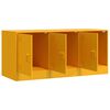 vidaXL TV Cabinet Mustard Yellow 99x39x44 cm Steel