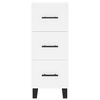 vidaXL Highboard White 34.5x34x180 cm Engineered Wood