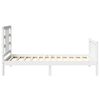 vidaXL Bed Frame without Mattress White 90x190 cm Single Solid Wood Pine
