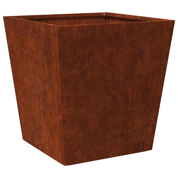 vidaXL Garden Planter 40x40x40 cm Weathering Steel