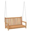 vidaXL Swing Bench | Natural Teak | Solid Teak Wood | Standard | Durable