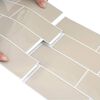 vidaXL Decorative Stickers 10 pcs Beige 29.4 x 21.4 cm