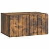 vidaXL Wall-Mounted TV Cabinet 59.5 x 41 x 30 cm Smoked Oak