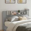 vidaXL Headboard Cabinet with LED Grey Sonoma 180 x 16.5 x 103.5 cm