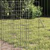 vidaXL Rabbit Cage Silver 600 x 78 x 78 cm Galvanised Steel
