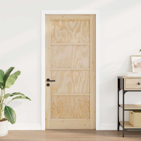 vidaXL Interior Door ORKDAL Brown 86 x 198.5 cm Plywood