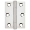 vidaXL Hinge 12 pcs Silver 50 x 38 x 1.3 mm Steel