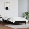 vidaXL Bed Frame without Mattress Black 90x190 cm Single Single Faux Leather