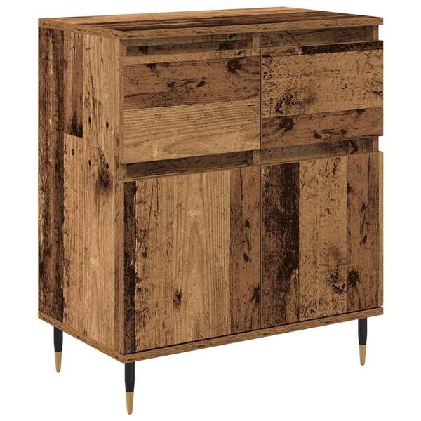 vidaXL Sideboard Old Wood 60 x 35 x 70 cm Engineered Wood and Iron