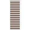 vidaXL Zebra Blind Brown 75x230 cm Fabric Width 70.9 cm Polyester