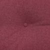 vidaXL Back Pillow Wine Red 140 x 24 x 50 cm Fabric