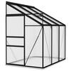 vidaXL Greenhouse Anthracite Aluminium 3.97 m&sup3;